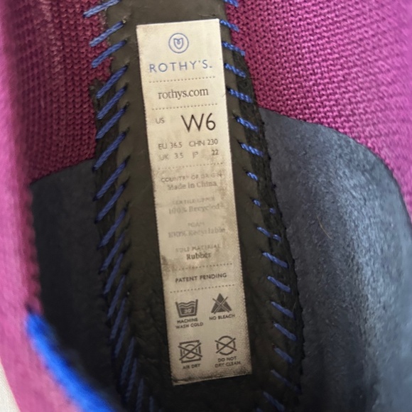 Rothy's The Point Cabernet flats - Picture 3 of 9